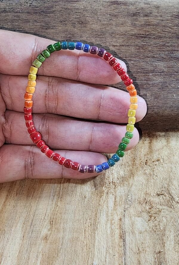 Pulseira Contas pequenas sem Ouro